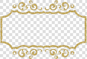 Clipart Frame Png Deviantart   Gold Glitter Frames Png  Transparent Png