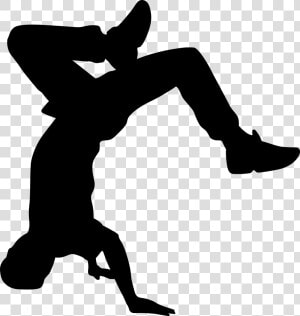 Breakdance Silhouette Png  Transparent Png