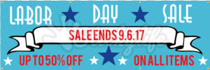 Labor Day Sale Vinyl Banner   Graphic Design  HD Png Download