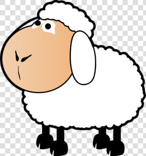 Sheep With A Colored Face Svg Clip Arts   Transparent Background Sheep Clip Art  HD Png Download