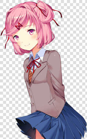 Natsuki  But It S Monika   Doki Doki Literature Club Natsuki  HD Png Download