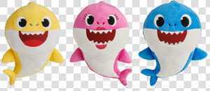 Cuddle Up With Pinkfong S Baby Shark Talking 25cm Plush   Baby Shark Plush Toy  HD Png Download