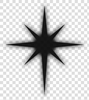 Black Star Cliparts   Star Of Bethlehem 3d  HD Png Download