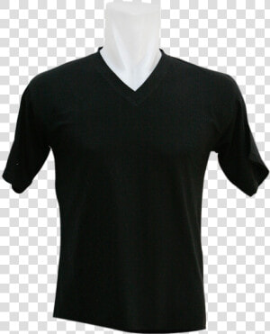 Kaos Polos Hitam   Kaos V Neck Polos  HD Png Download