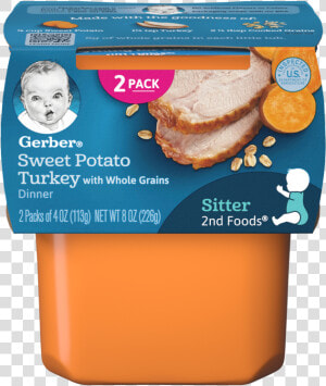 2nd Foods Sweet Potato Turkey   Gerber Baby Food  HD Png Download