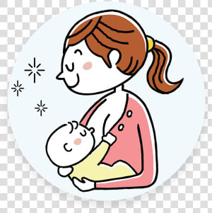 Transparent Baby In Womb Png   Mom And Baby Cartoon Png  Png Download