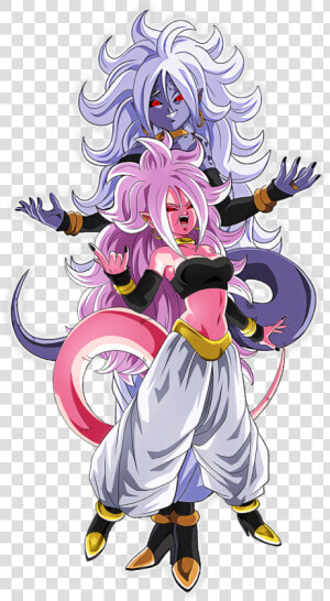 Android 21 Cell Absorbed  HD Png Download