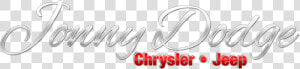 Jonny Dodge Chrysler Jeep   Calligraphy  HD Png Download