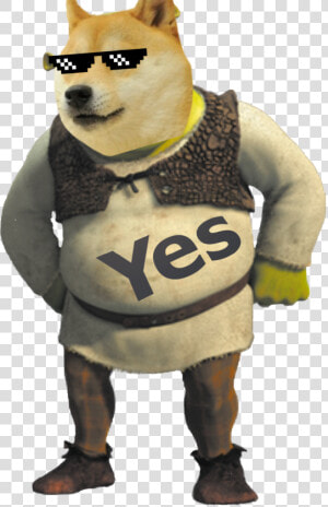  shrek  doge  yes  meme   Shrek Vans  HD Png Download