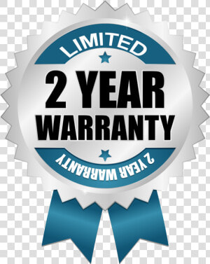 Kalite 2 Year Limited Warranty   Transparent 2 Year Warranty Logo  HD Png Download