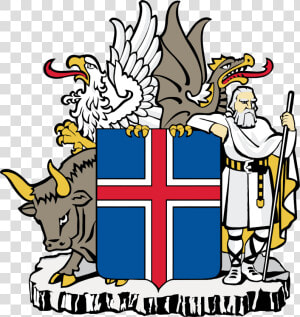 Transparent Government Clipart   Iceland Crest  HD Png Download