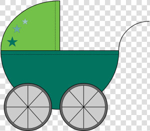 Kinderwagen Blau Clipart  HD Png Download