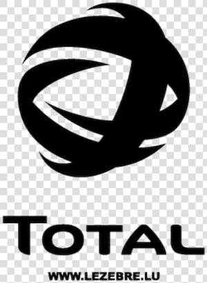 Sticker Total Logo Black Design   Total S a   HD Png Download