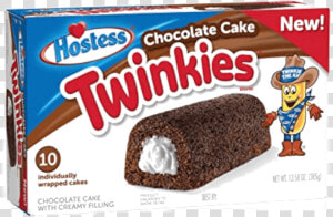 Twinkies Chocolate Cake 10 Pack   Twinkies Cioccolato  HD Png Download