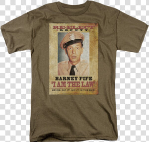 Re Elect Deputy Barney Fife Andy Giffith Show T Shirt   Barney Fife Metal Sign Real Men Only Need One Bullet  HD Png Download