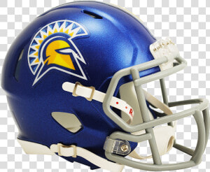 San Jose State Speed Mini Helmet   Nfl New York Giants Helmet  HD Png Download