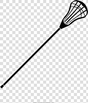 Lacrosse Stick Coloring Page  HD Png Download