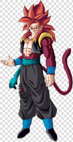 Transparent Gogeta Ssj4 Png   Super Saiyan 4 Gogeta Xeno  Png Download