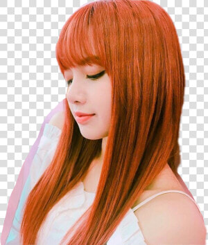  blackpink  lisa  freetoedit   Lisa Blackpink Straight Hair  HD Png Download