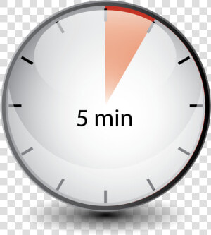 Clip Art 5 Minute Timer Clipart   5 Minute Clock Png  Transparent Png