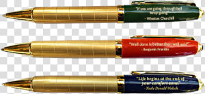 Red Blue Green Pens Laying Down   Brass  HD Png Download