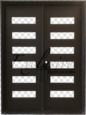 Barnes Square Double Iron Door   Home Door  HD Png Download