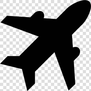 Airplane Icon Small   Black Airplane Cartoon Png  Transparent Png