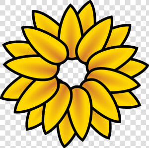 Clip Art At Clker   Sunflower Clip Art  HD Png Download