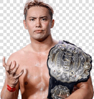 Transparent Kazuchika Okada Png   Iwgp Heavyweight Championship Okada  Png Download