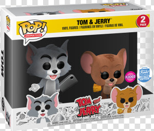 Funko Pop Tom And Jerry Flocked  HD Png Download