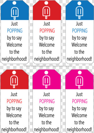 Welcome To The Neighborhood Printable   Free Back To School Tags  HD Png Download