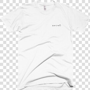 Image Of White Saint   Embroidery Mock Up Tshirt  HD Png Download