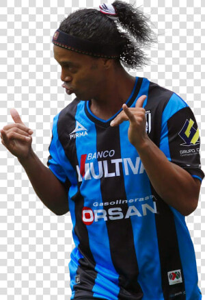 Queretaro Fc Gallos Blancos Ronaldinho  HD Png Download