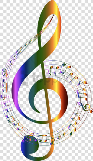 Transparent Music Notes Transparent Png   Colorful Transparent Background Music Notes  Png Download