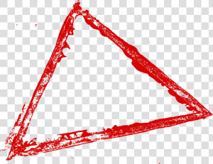 Triangle Png Red Triangle Png Red   Aesthetic Triangle Outline Png  Transparent Png