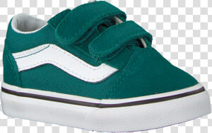 Green Vans Sneakers Td Old Skool V Quetzal   Skate Shoe  HD Png Download