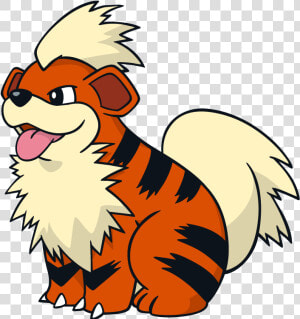 Growlithe Pokemon Character Vector Art   Pokemon Growlithe Dream World  HD Png Download