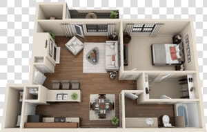 Spacious One Bedroom Apartment In Colorado Springs   Colorado Apartments Floor Plans  HD Png Download