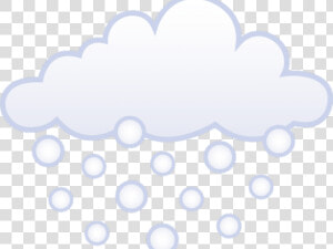 Snowfall Clipart Snow Effect   Winter Clouds Cartoon  HD Png Download