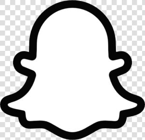 Snapchat Ghost Outline  HD Png Download