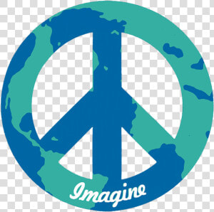 Imagine World Peace 2 Inch Magnet   Logo Of World Peace  HD Png Download