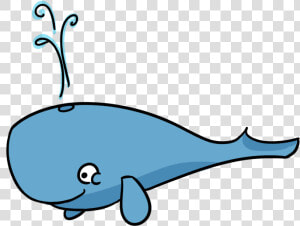 Cartoon Whale Clipart   Whale Flashcard  HD Png Download