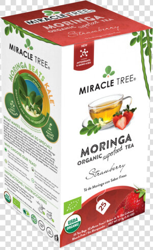 Strawberry Organic Moringa Superfood Tea Bags   Organic Moringa Superfood Tea  HD Png Download