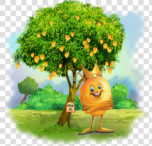 Mango Png Transparent Image   Mango Tree Images Cartoon  Png Download