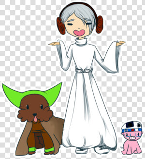 Star Wars Victor Nikiforov Pigsuky Yuuri Makacchin   Cartoon  HD Png Download