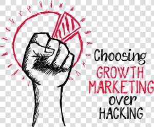 Growth Marketing Over Hacking   Drawing  HD Png Download