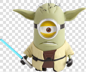 Minion Star Wars Yoda   Png Download   Chewbacca Minions Star Wars  Transparent Png