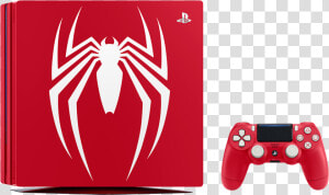 Playstation 4 Pro 1tb Marvel S Spider Man Limited Edition   Spiderman Pro Bundle  HD Png Download