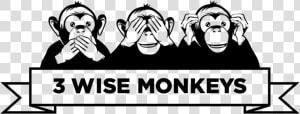 Wise Monkey Logo 03 Format 1500w   Three Wise Monkeys Png  Transparent Png