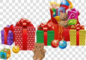 Transparent Pile Of Toys Clipart   Christmas Presents Clipart Png  Png Download